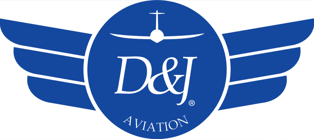 d&j aviation logo