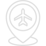airplane location icon